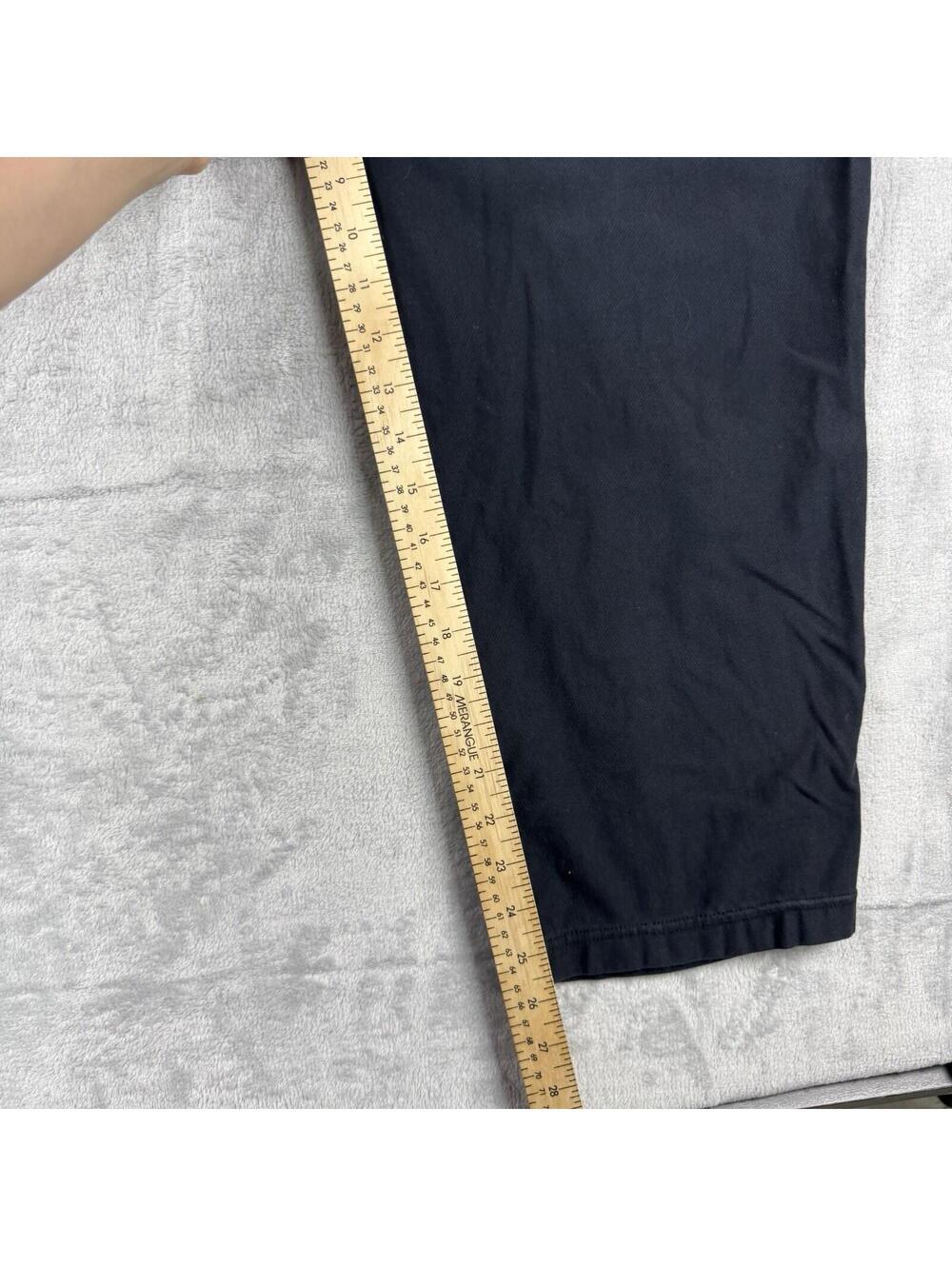 Athleta Wide Leg Travel Pants Womens Small Black Stretch Athleisure Fleece Relax - Picture 6 of 8